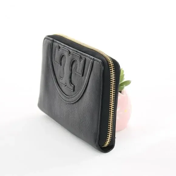 Tory Burch Fleming Embossed Logo Wallet - Picture 4 of 6